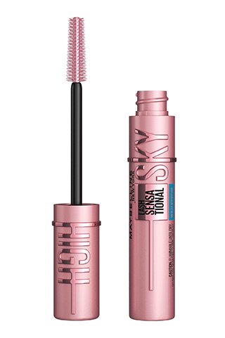 Maybelline Lash Sensational Sky High – Máscara de Pestañas a Prueba de Agua con Volumen y Longitud Extrema