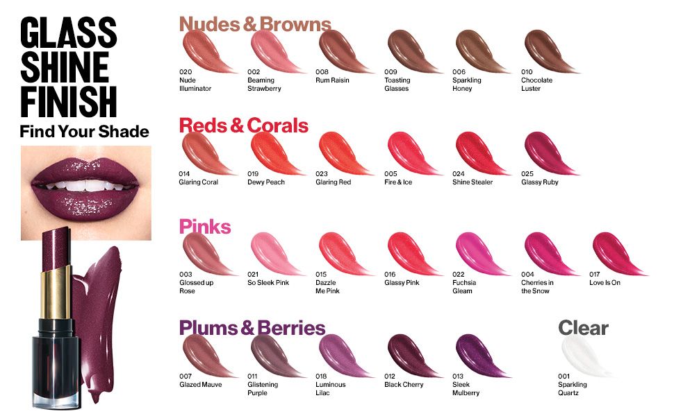 Revlon Super Lustrous Glass Shine – Lápiz Labial Hidratante y Brillante