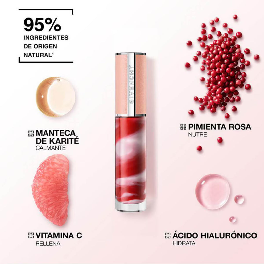 Givenchy Le Rose Perfecto Liquid Balm – Bálsamo Labial Líquido Marmoleado con Hidratación 24H