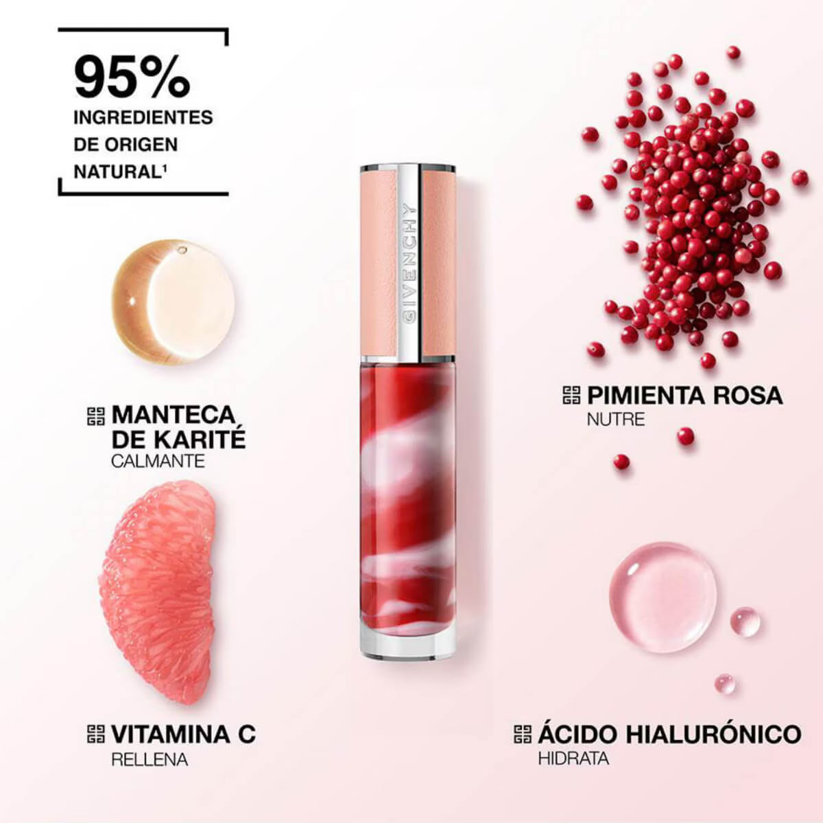 Givenchy Le Rose Perfecto Liquid Balm – Bálsamo Labial Líquido Marmoleado con Hidratación 24H